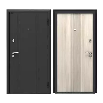 Дверь входная DoorHan Оптим Рейн правая букле - перламутр 980х2050 мм