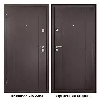 Дверь входная Форпост 72 левая медный антик - медный антик 960х2050 мм