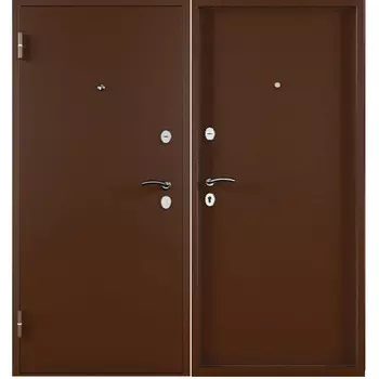 Дверь входная Промет Марс/Титан левая медный антик - медный антик 860х2050 мм