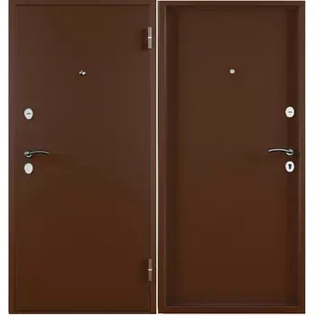 Дверь входная Промет Марс/Титан правая медный антик - медный антик 860х2050 мм