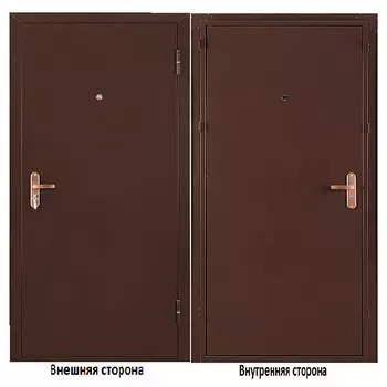 Дверь входная Промет Профи Про правая медный антик - медный антик 860х2060 мм