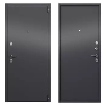 Дверь входная Torex Элегант Стил левая букле графит - букле графит 950х2050 мм