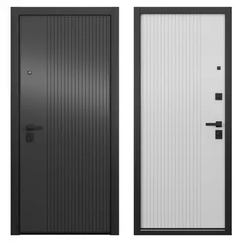 Дверь входная Torex Поло правая оскуро - бьянко 950х2050 мм со скрытыми петлями