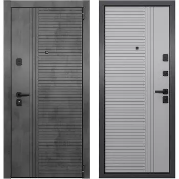 Дверь входная Torex Талса правая ферро - бетон темный 860х2050 мм
