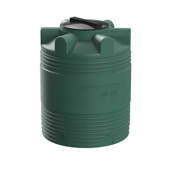 Емкость Polimer Group V-300 300 л пластиковая с крышкой зеленая