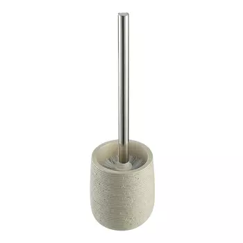 Ершик для унитаза Fora Bricks напольный полирезин/металл бежевый (FOR-BRK025BE/5393)