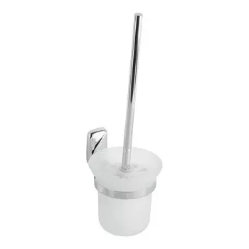 Ершик для унитаза Fora Flower подвесной металл/стекло хром (FOR-FL020/6864)