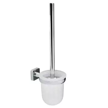 Ершик для унитаза WasserKraft Lippe подвесной стекло/металл хром (K-6527)