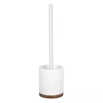 Ершик для унитаза WasserKraft Mindel напольный полирезин белый (K-8827)