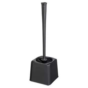 Ершик для унитаза Econova Scandi напольный пластик черный (431501113)