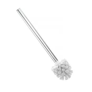 Ершик для унитаза Fora пластик хром/белый (FOR-WC001)