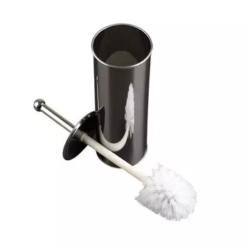 Ершик для унитаза напольный нержавеющая сталь хром (2506466)