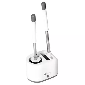 Ершик для унитаза Savanna напольный пластик/силикон белый (9822060)