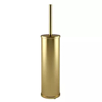 Ершик для унитаза WasserKraft напольный металл/пластик золото (K-1027BG)