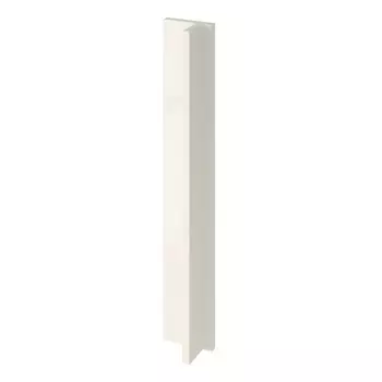 Фасад угловой бьянко глянец 120х716х18 мм