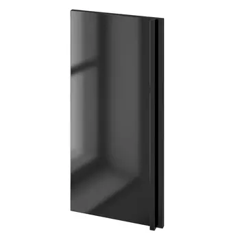 Фасад угловой черный 346х716х18 мм