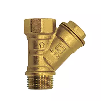 Фильтр косой CTM с заглушкой 1 НР(ш) х 1 ВР(г) (CBYFMF01)