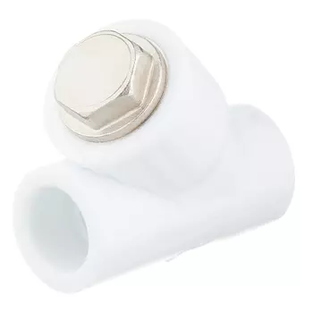 Фильтр полипропиленовый Valfex косой 20 мм В/В сетчатый (10141020П)