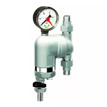 Фильтр промывной Far с манометром 1/2 НР(ш) х 1/2 НР(ш) (FA 39M4 12100)