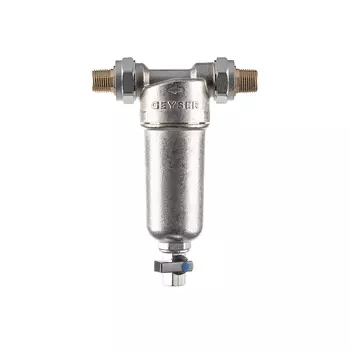Фильтр промывной Гейзер Бастион (32668) для горячей воды 90 мкм 1/2 НР(ш)х1/2 НР(ш)