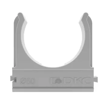 Фиксатор для труб 50 мм DKC с защелкой серый (50 шт.) (51050DIY)