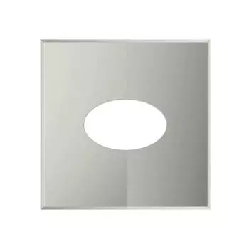 Фланец Дымок разрезной 20-45° для дымоходов d150х230 мм без изоляции AISI 430