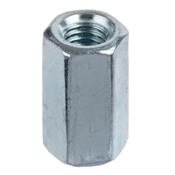 Гайка соединительная оцинкованная М8 х24 мм DIN 6334 (1 кг)