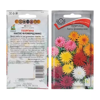 Георгина Кактус фловеред микс Поиск 0,3 г