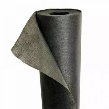 Геотекстиль Изостронг садовый 60 г/кв.м термоскрепленный 1,6х50 м черный (80 кв.м)