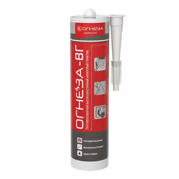 Герметик акриловый противопожарный высокоэластичный Огнеза ВГ красный 310 мл