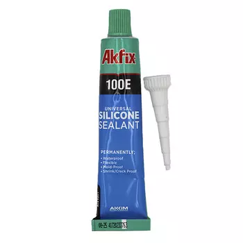 Герметик силиконовый универсальный Akfix 100E прозрачный 50 мл