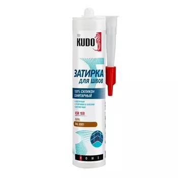 Герметик силиконовый затирка Kudo Home охра RAL 8001 280 мл
