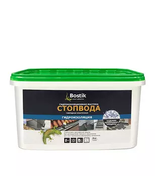 Гидроизоляция полимерная Bostik Стоп Вода 6 кг