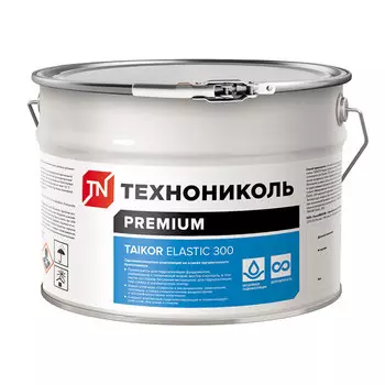 Гидроизоляция полиуретановая Технониколь Taikor Elastic 300 серая 12 кг