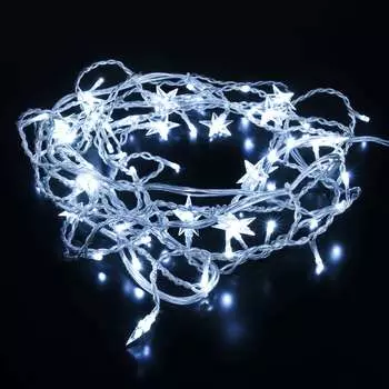 Гирлянда светодиодная Eurosvet Бахрома белая 1,8х0,5 м (a049841)