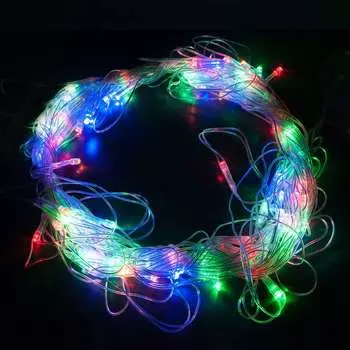 Гирлянда светодиодная Eurosvet Сеть мультиколор 1,5х1,5 м (a044093)