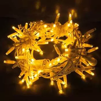 Гирлянда светодиодная Eurosvet уличная Нить теплый белый 20 м (a044077)