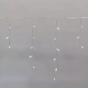 Гирлянда светодиодная Neon-Night Бахрома белая 10х0,6 м (255-545)