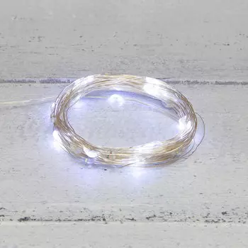 Гирлянда светодиодная Neon-Night Роса белая 10 м (315-975)