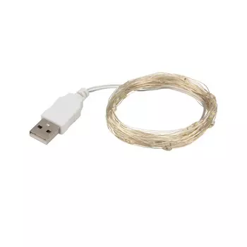 Гирлянда светодиодная Neon-Night Роса белая 5 м (315-965)