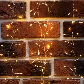 Гирлянда светодиодная Neon-Night Роса теплый белый 10 м (303-436)