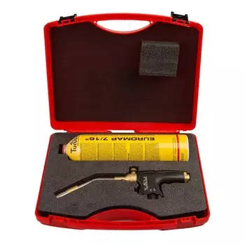 Горелка с газовым баллоном Turbojet TJ2000-GA Kit с пьезоподжигом и регулятором