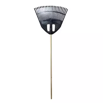 Грабли веерные Инструм-Агро Гардения (010821-1) полипропиленовые для уборки листьев и травы 23 зуба 1090 мм