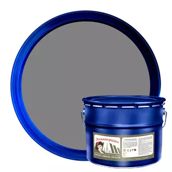 Грунт-эмаль по ржавчине Мицар ХВ-0278 серая матовая 10 кг