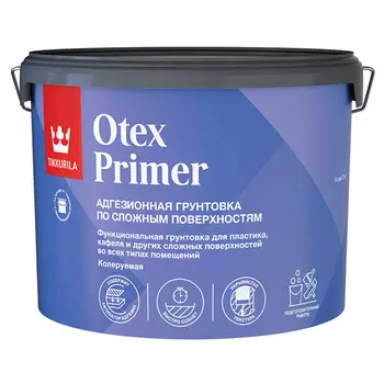 Грунт Tikkurila/Tikkivala Otex Primer белый адгезионный 9 л