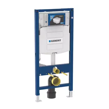 Инсталляция Geberit Sigma Duofix для подвесного унитаза без кнопки без унитаза (111.300.00.5) (товар уцененный)