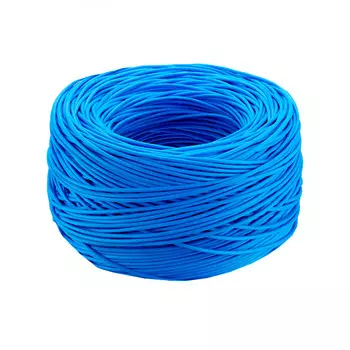 Интернет-кабель (витая пара) FTP CAT6 4х2х0,57 мм экранированный PVC Ripo Standart синий (50 м)