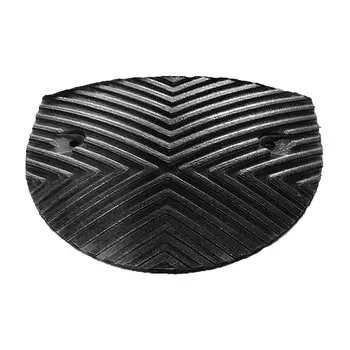 Искусственная дорожная неровность полимерно-песчаная концевой сегмент 350К 250х350х50 мм черный Laatta