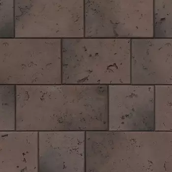 Искусственный камень Atlas Stone Травертин темно-коричневый (17 шт.=1 кв.м)