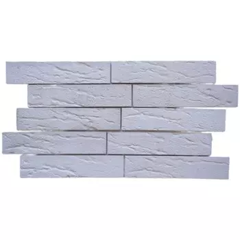 Искусственный камень ЕвроЛит Немецкий кирпич белый (70 шт.=1 кв.м)